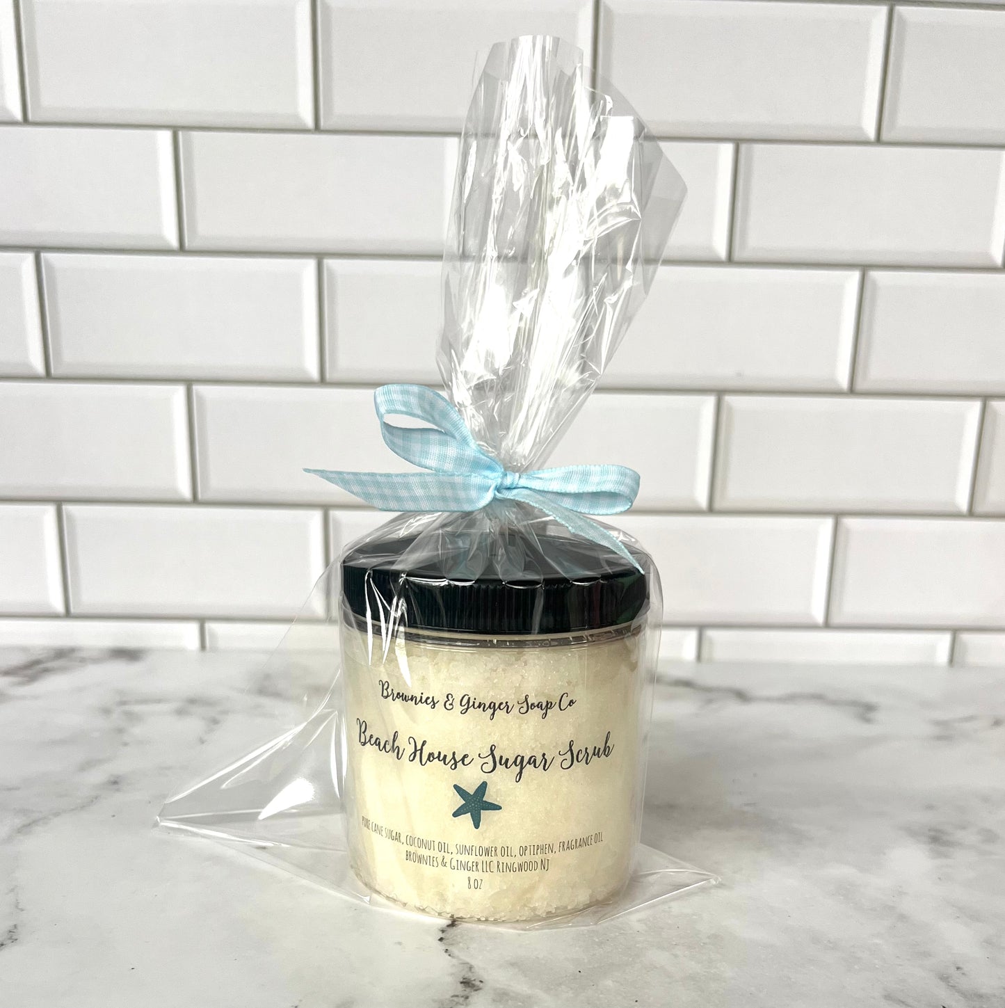 Natural Sugar scrub 8oz, Sugar Scrub gift, Body scrub gift