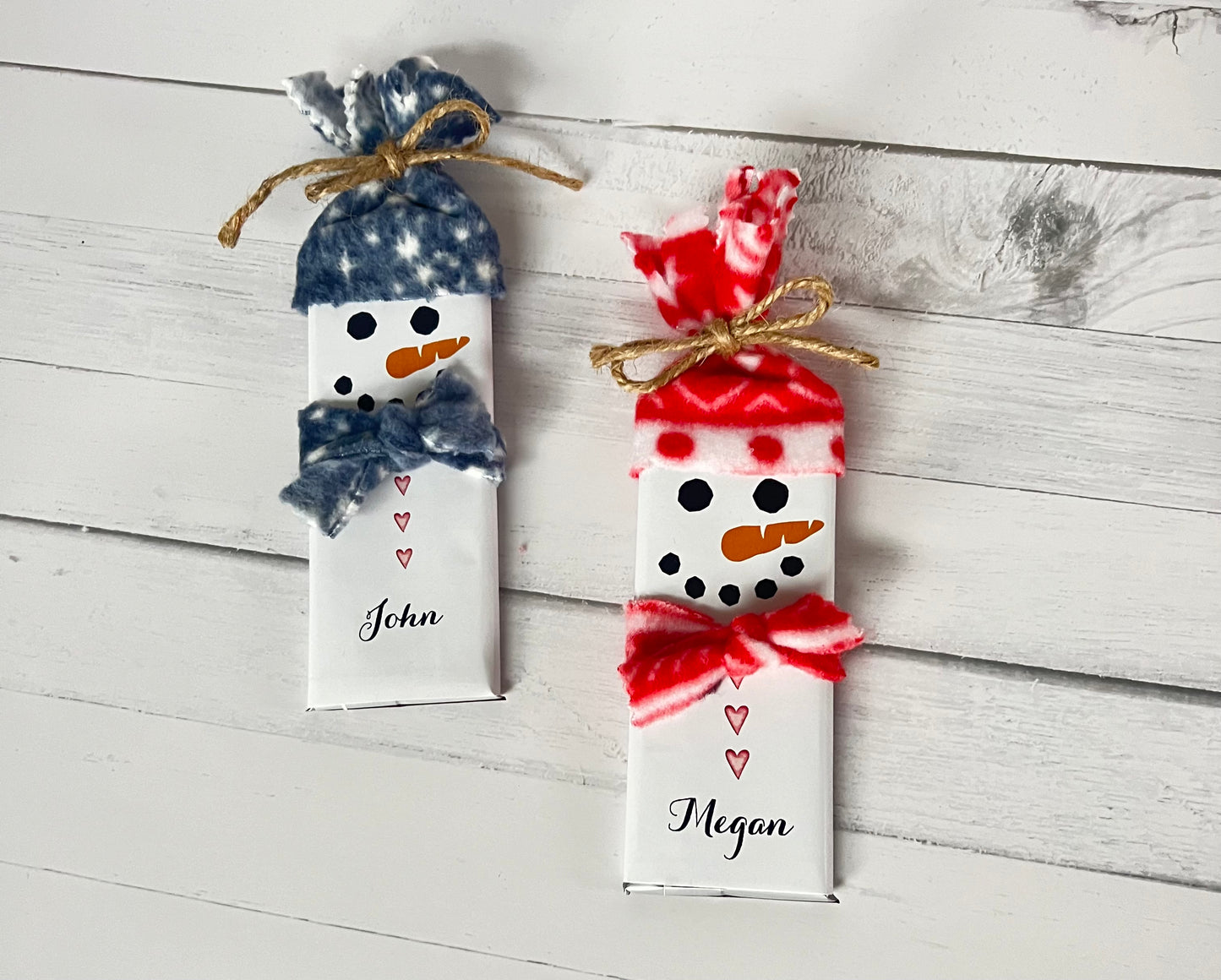 Snowman Hershey Bars, Chocolate Bar favors, Christmas Party favors, Christmas candy, Christmas Wedding Favors