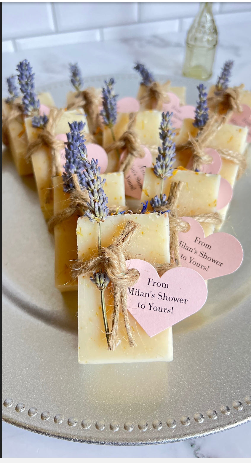 Soap Bridal Shower Favors, Wedding favors for Guests , Bridal Shower Soap favors, lavender soap favors, From my shower to yours