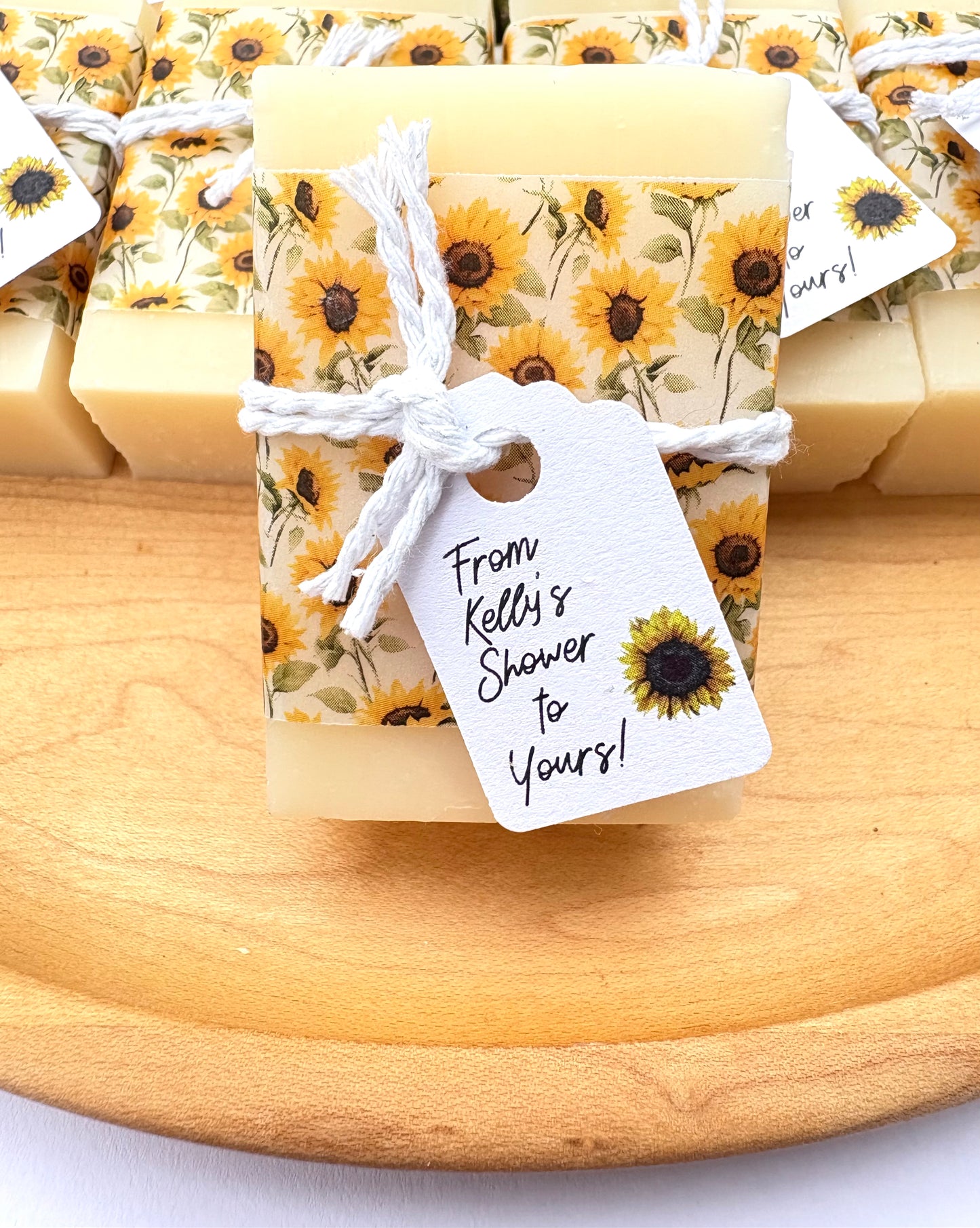Sunflower Wedding Favors Soap, Sunflower Soap Favors, Sunflower theme baby shower soap, Sunflower theme party favors