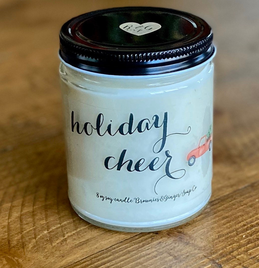 Soy candles, Vanilla Candle, Scented Soy Candles, Container Candles, Soy Candles Handmade, Christmas Candles, Christmas Gift, Holiday Candle