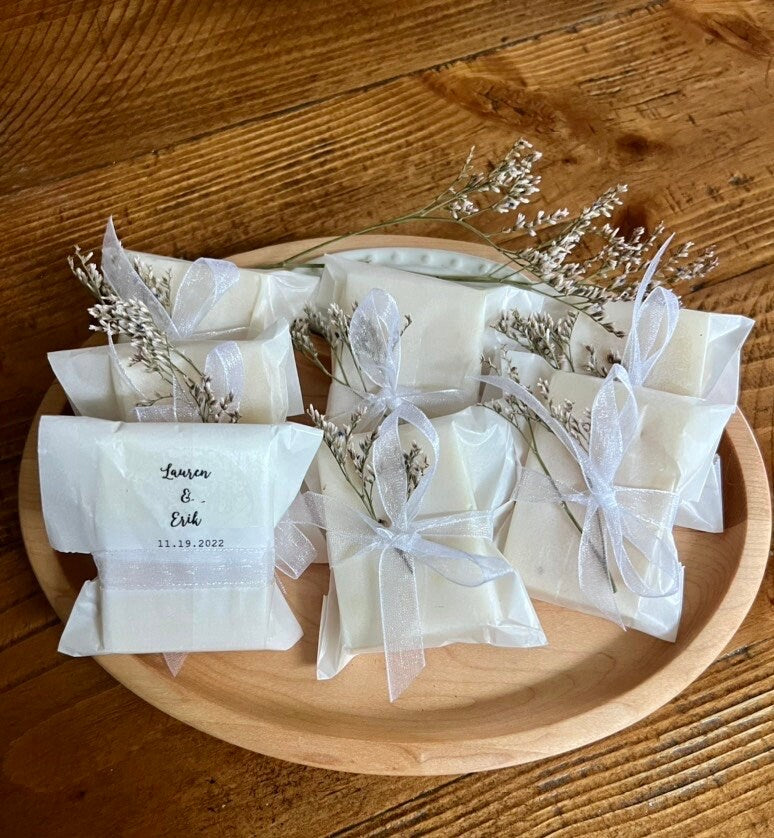 Botanical Bridal Shower Soap Favors lot of 10