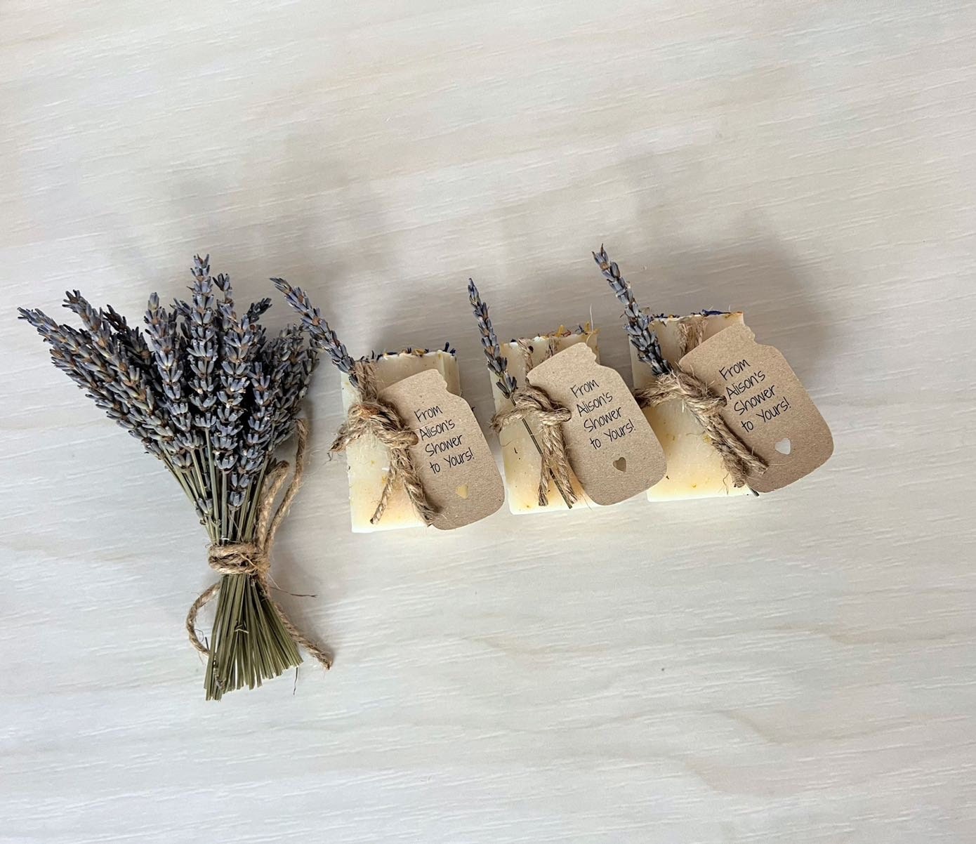 Lavender Soap Bridal Shower Favors, Wedding favors for Guests , Bridal Shower Soap favors, lavender soap favors, From my shower to yours