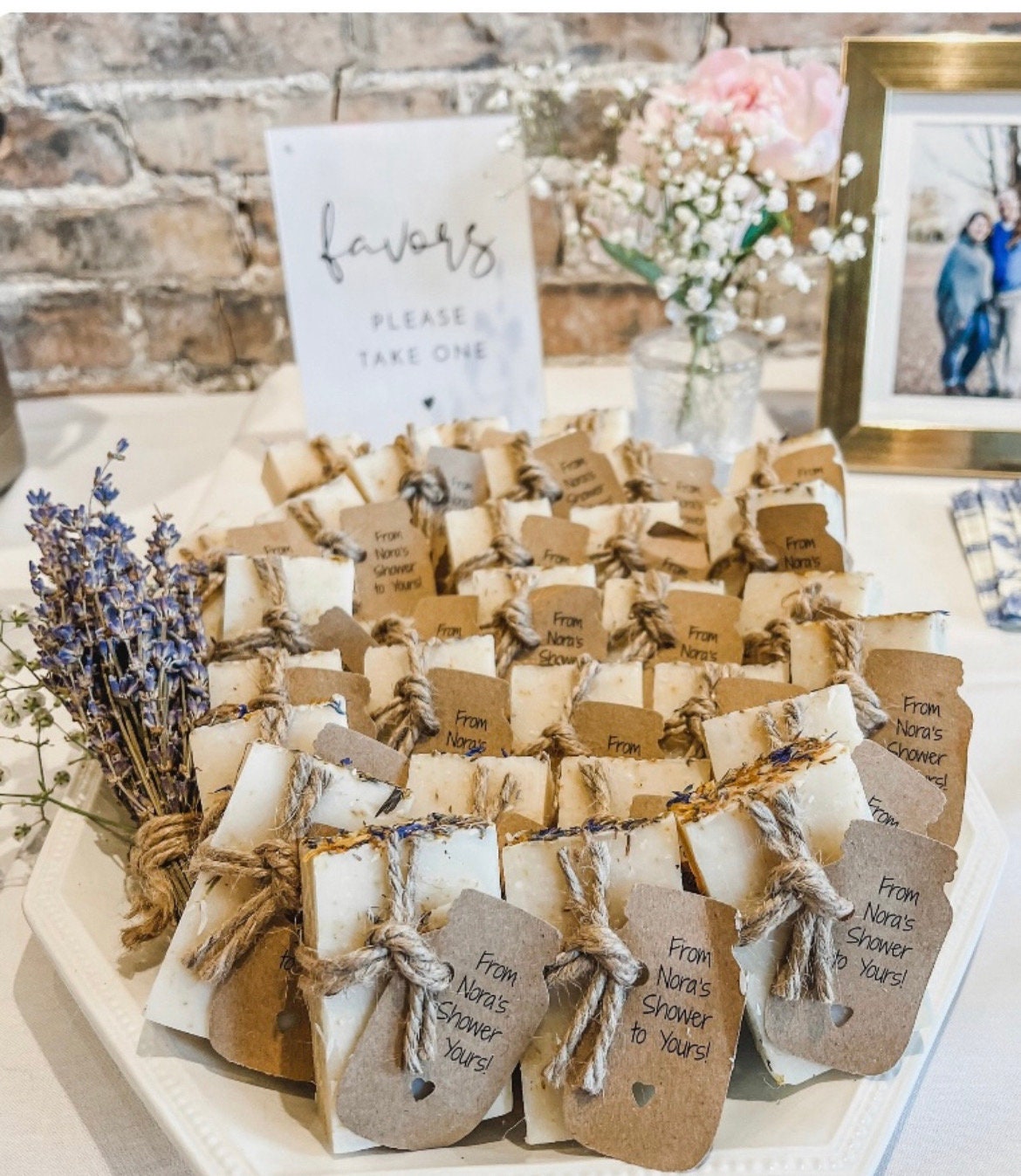 Bulk listing of 10 Lavender Soap Bridal Shower Favors, Wedding shower favors, Bridal Shower Soap favors, lavender soap favors, bulk favors