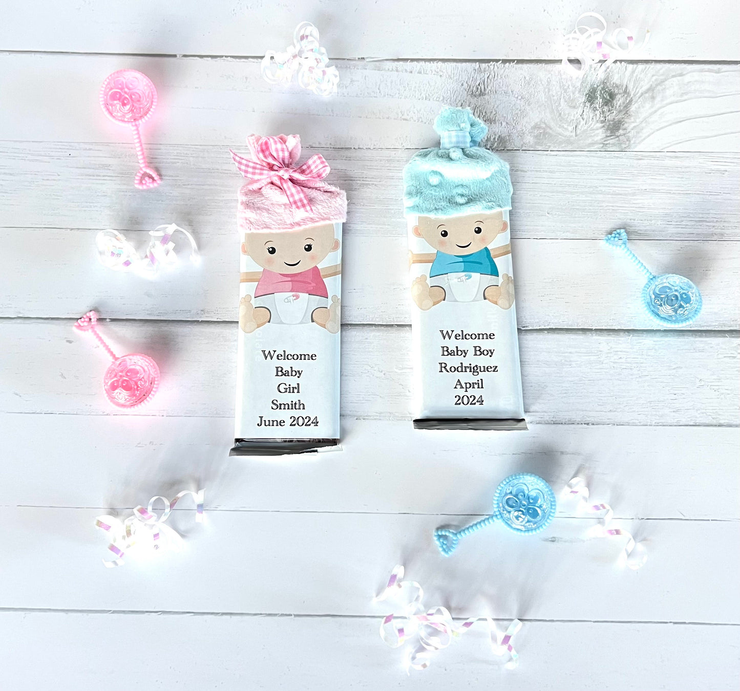Chocolate Baby Shower Favors, Baby Girl Shower Favors, It's a Girl favors, It’s a boy, Baby Shower Favors, birth announcement ideas