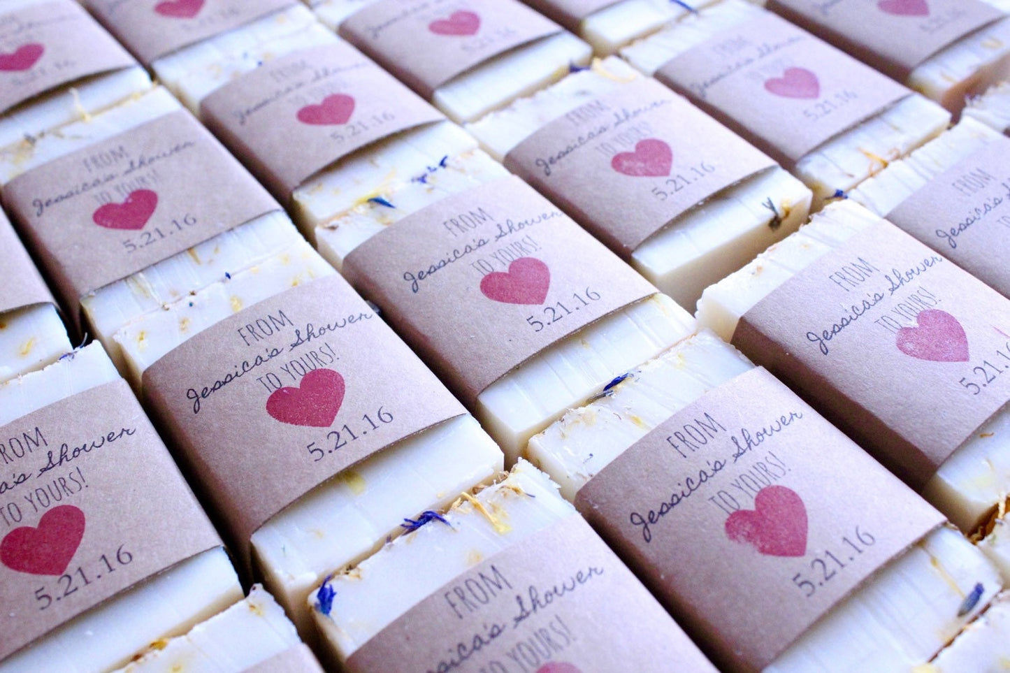 Bridal shower soap favors bulk listing of 10, lavender soap favors listing of 10
