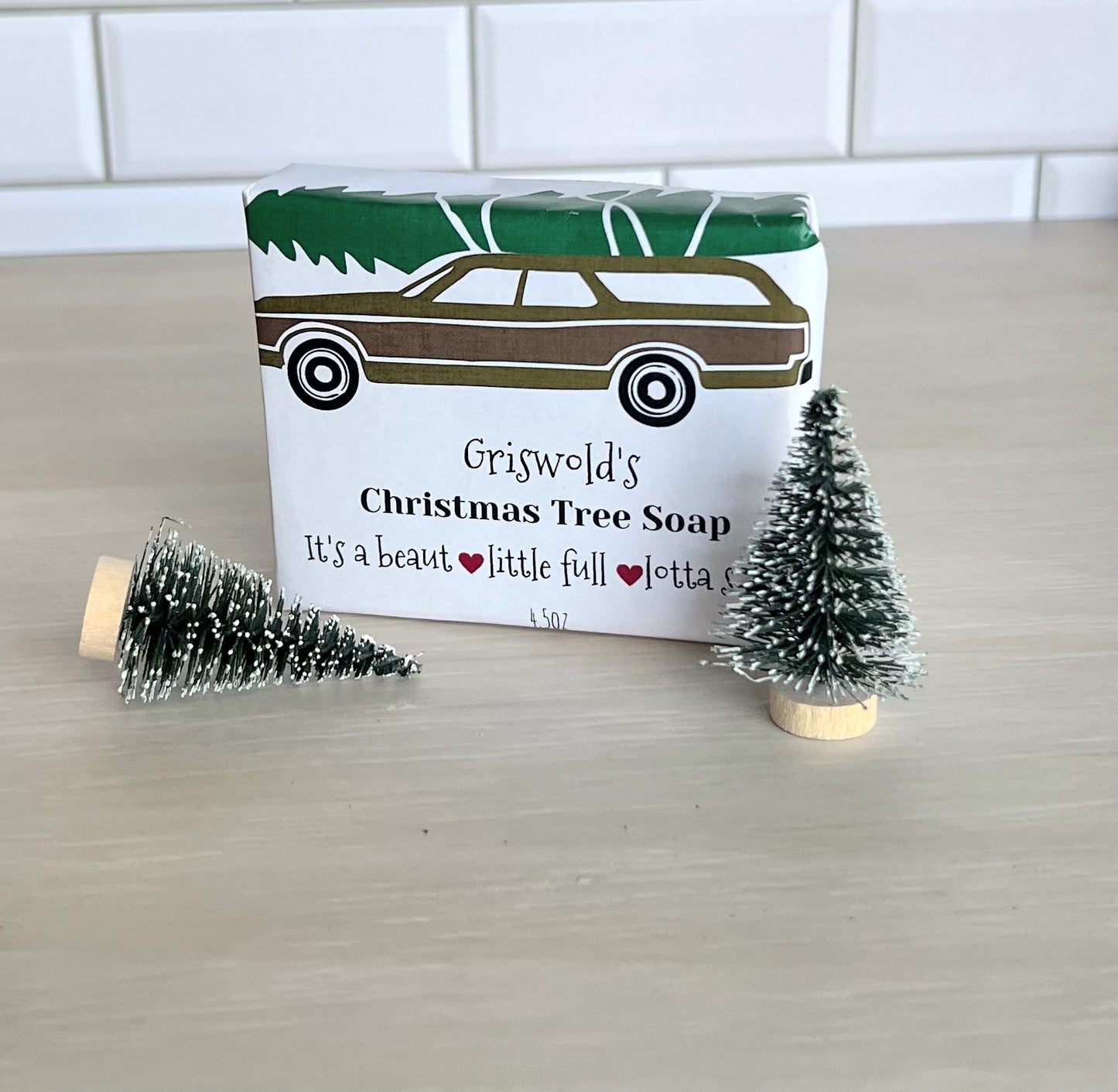 Griswold’s Christmas Tree Soap, Holiday Soap, Stocking Stuffer
