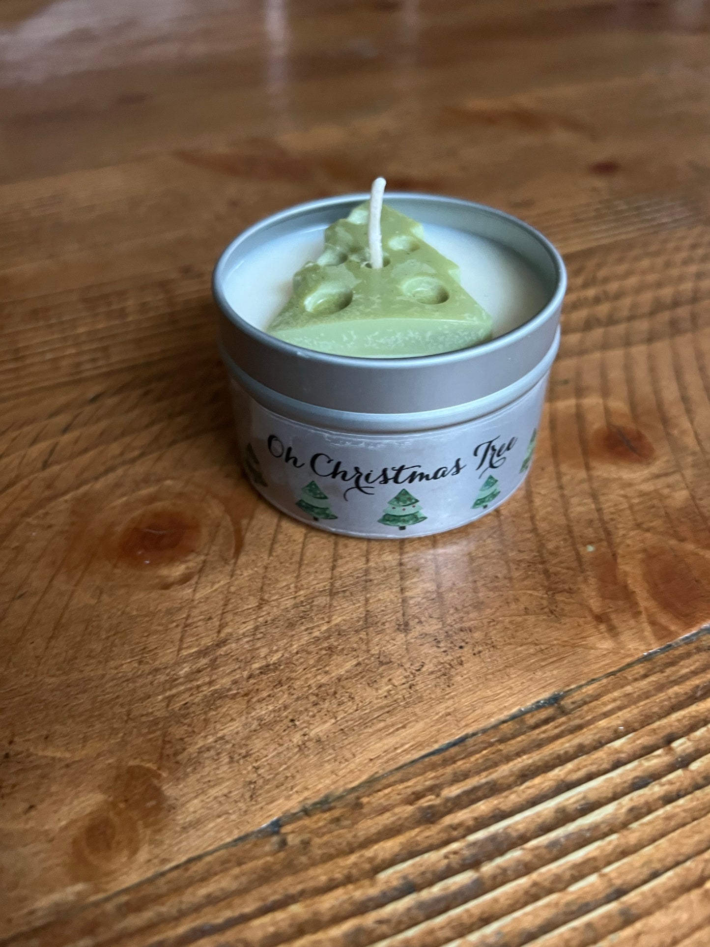 Christmas Tree Candle 4oz Tin
