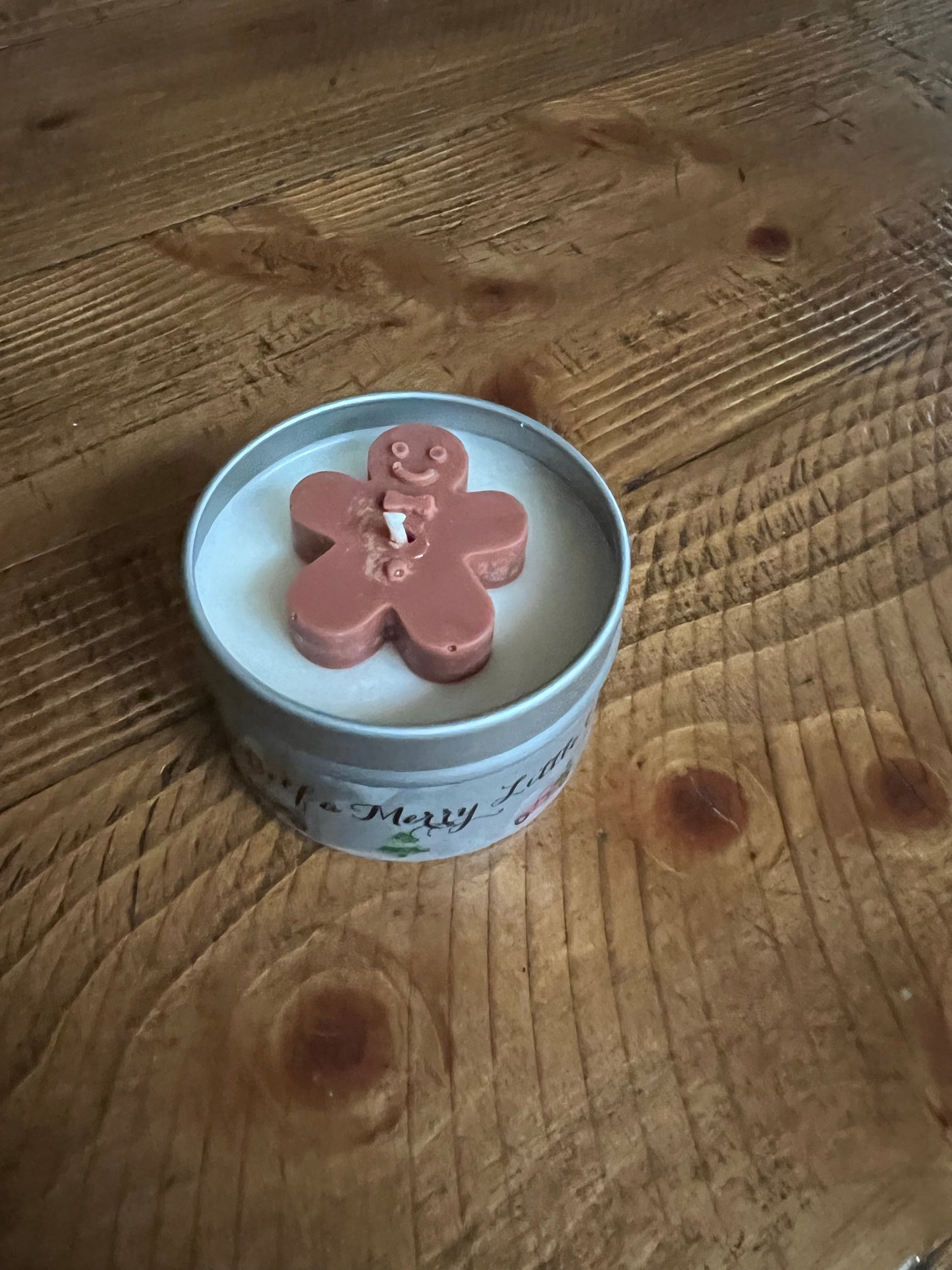 Gingerbread Cookie Candle 4oz Tin