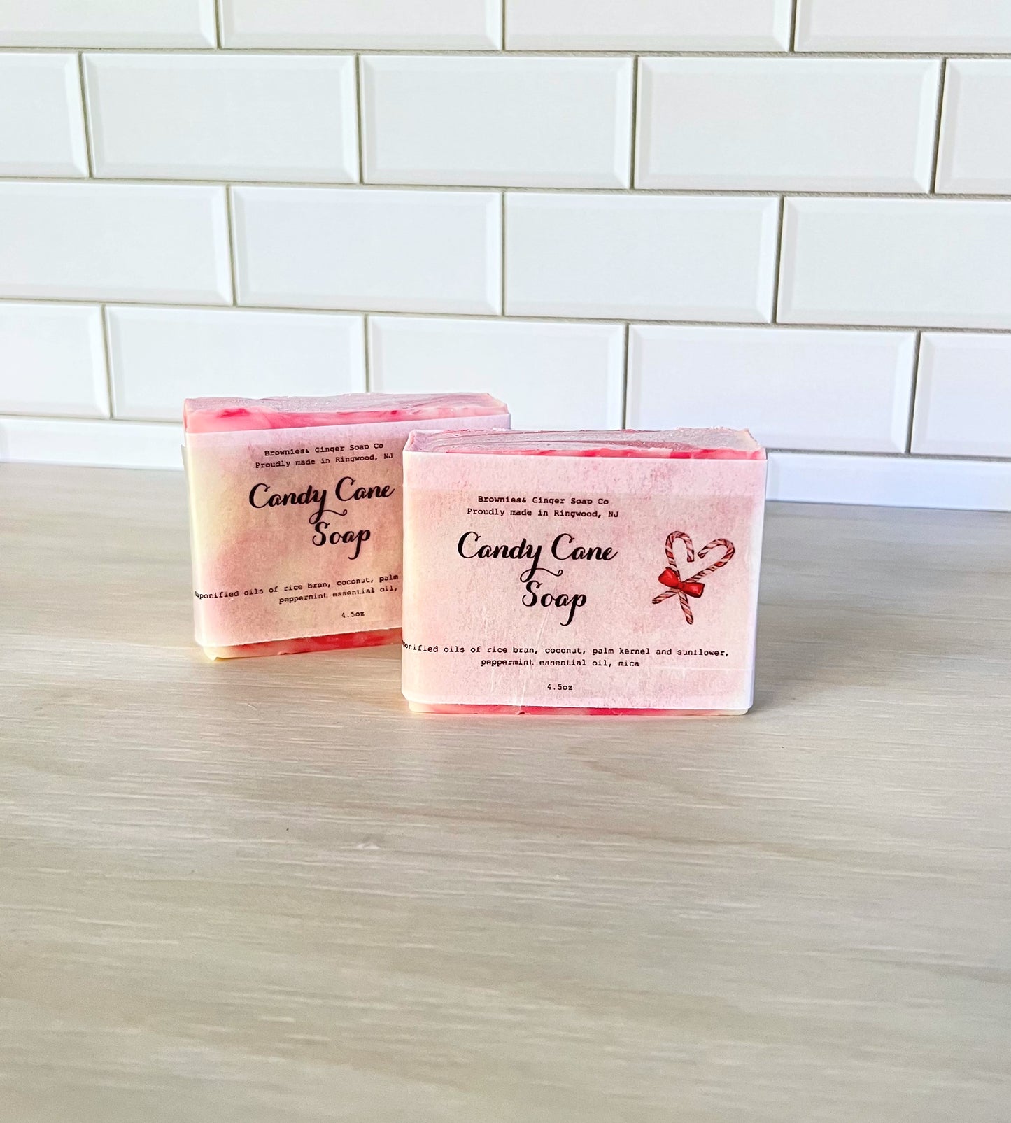Peppermint Soap, Candy Cane Soap, Stocking stuffers
