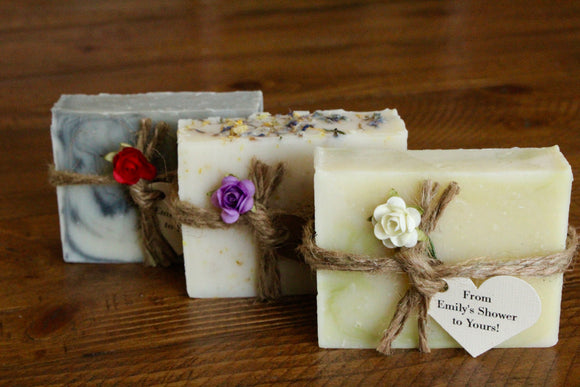 Personalized Soap favors (full sized bars)