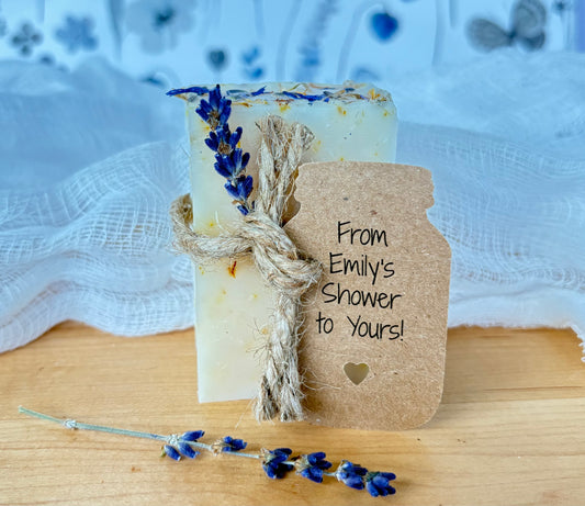 Lavender Soap Bridal Shower Favors, Wedding favors for Guests , Bridal Shower Soap favors, lavender soap favors, From my shower to yours