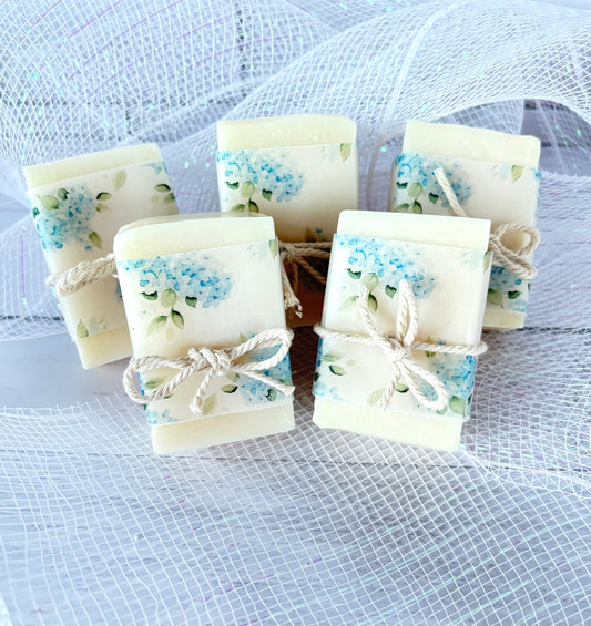 Hydrangea Soap favors, Bridal Shower Favors soap, Wedding favors for guests