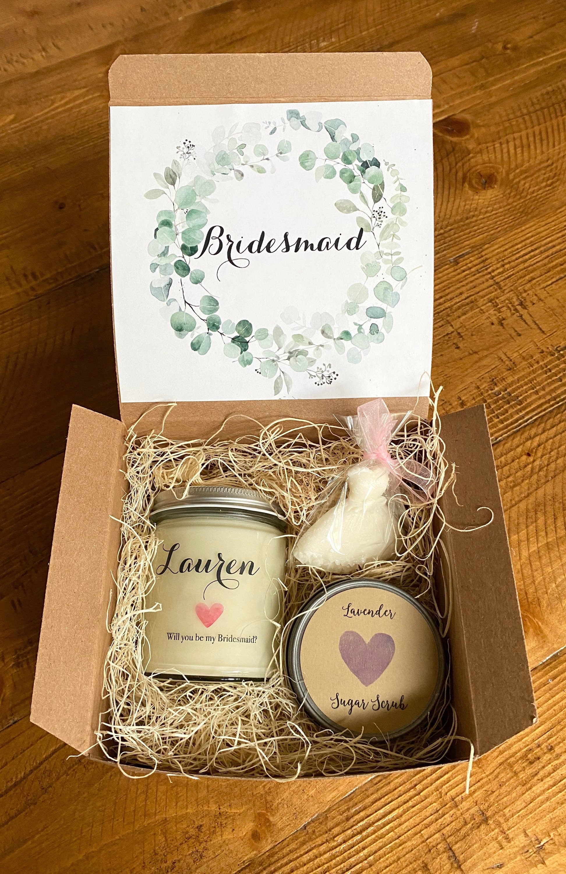 Gift from fashion bridesmaid