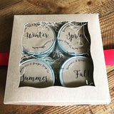 Soy candles, gift box for her, teacher gift, hostess gift, christmas gift box, gift for mom, gift sets for women, housewarming gift