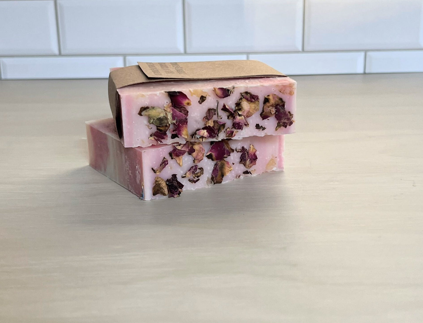 Natural rose soap, Handmade soap, Vegan soap, rose soap, botanical soap bar, Chemical free soap