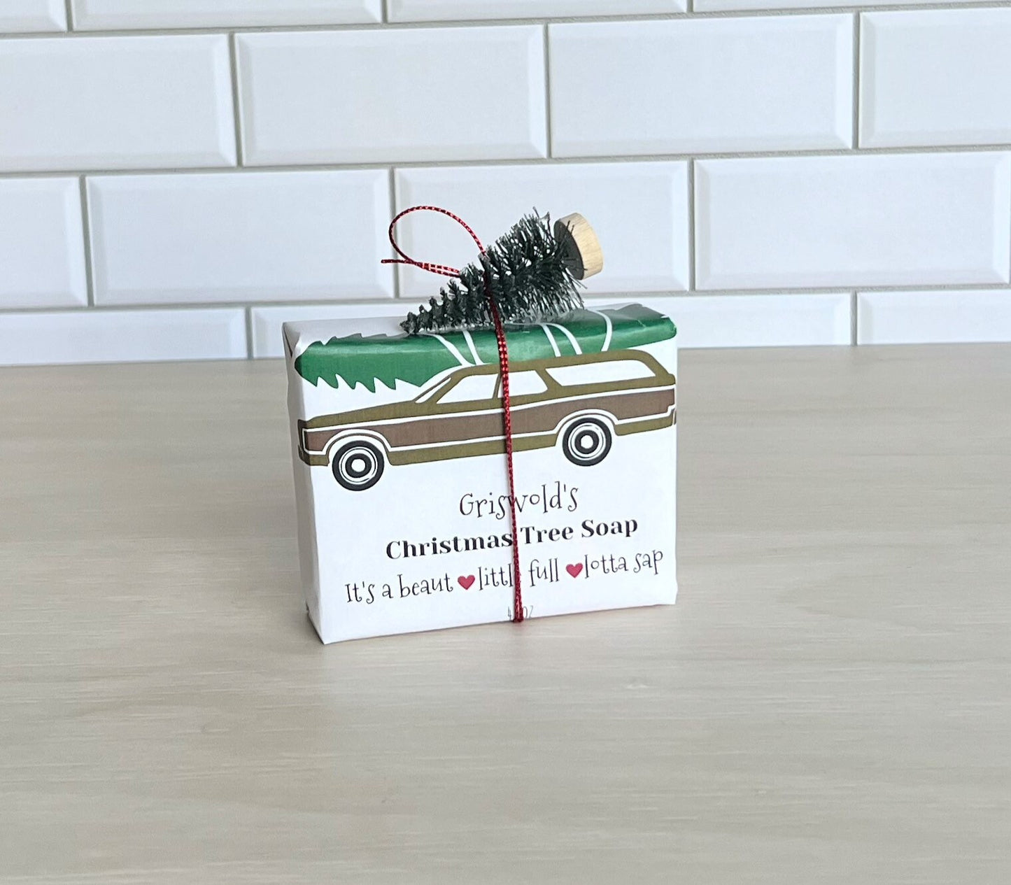 National Lampoon’s Christmas Vacation themed Soap bars, Griswold inspired Christmas Gift, Small Christmas gift for him, it’s a beaut, Clark