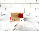 Peppermint Soap Bar, Candy Cane Soap, Christmas gift, stocking stuffer, Small Christmas gift, coworker gift, natural soap, vegan soap