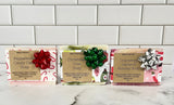 Christmas Soap Bar, Christmas tree Soap, Christmas gift, stocking stuffer, Small Christmas gift, coworker gift, natural soap, vegan soap