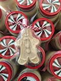 Bulk listing of 6 gingerbread man soap gifts, holiday gifts, stocking stuffers, coworker gifts,holiday soap,Christmas Party favors